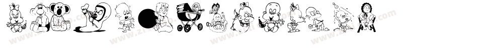 Children Bats字体转换